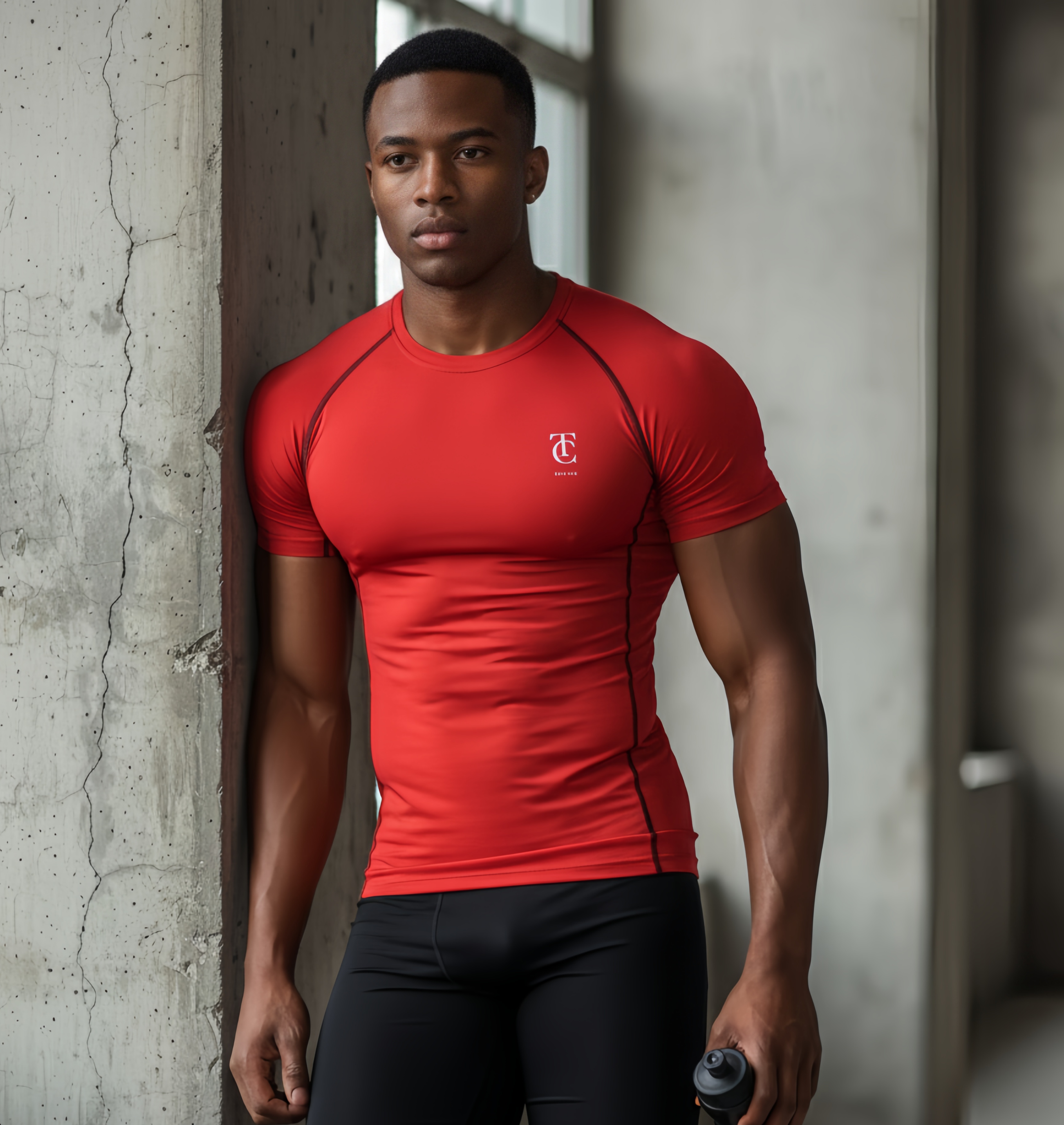 Short sleeve compression T-shirt