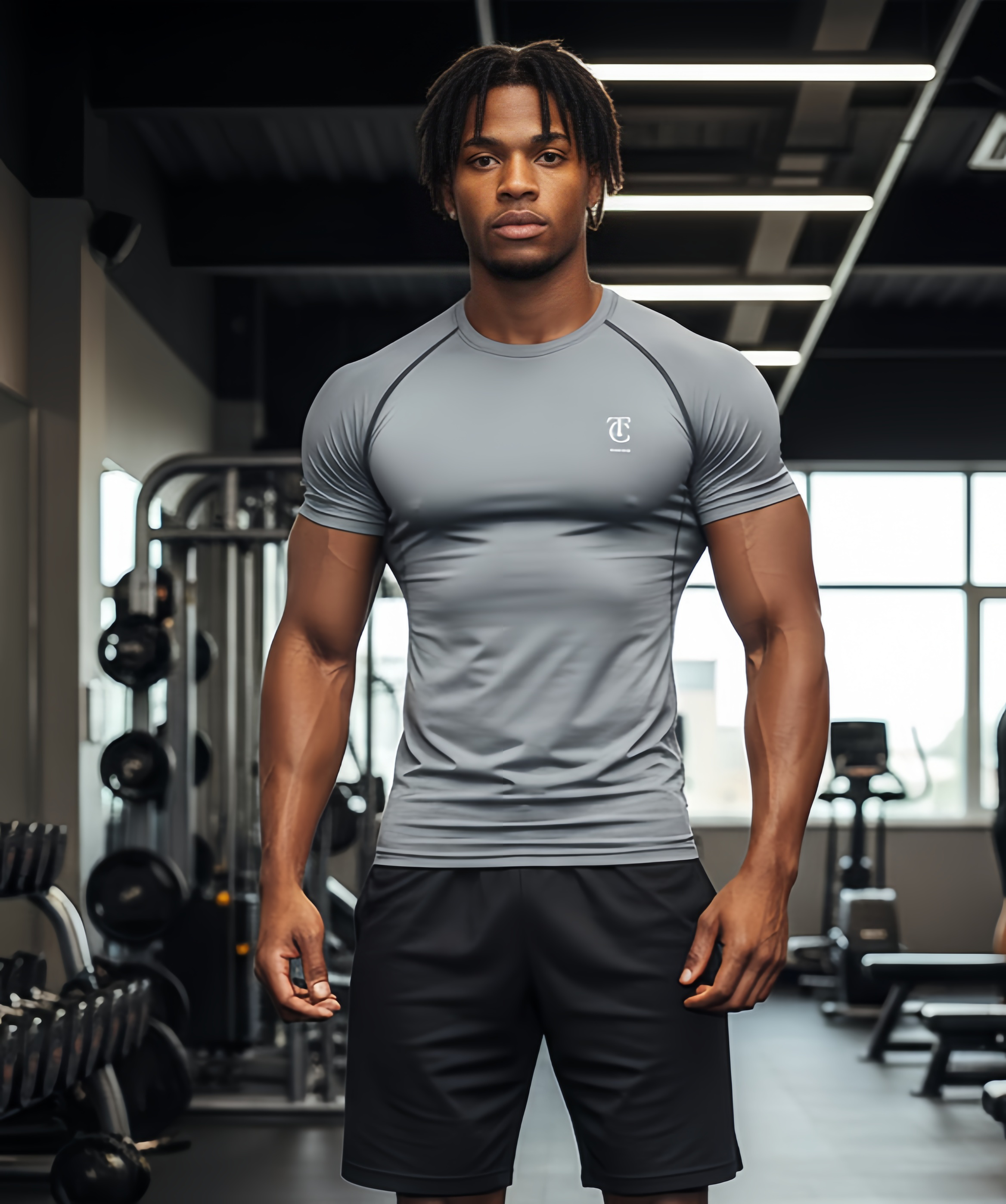 Short sleeve compression T-shirt